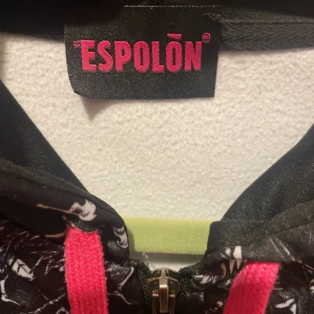 Espolon Dancing Skeletons Zip Up Jacket Mens XL